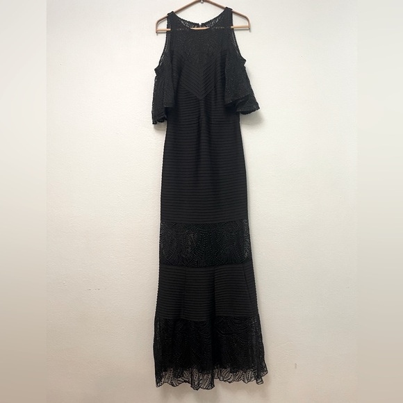 Tadashi Shoji Esme Dress, Black Sz M / sz 8 - Picture 5 of 13